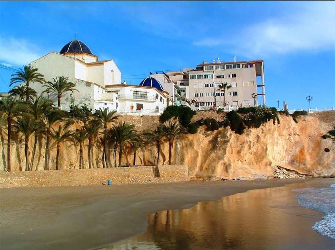 Luxury Primerisima Linea Playa Poniente Benidorm Con 6,5 Mts De Vistas Frontales Al Mar מראה חיצוני תמונה